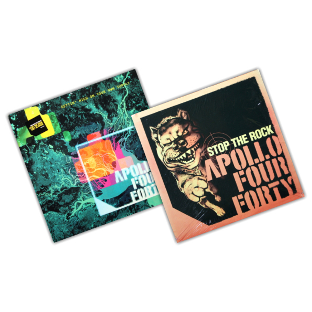 Комплект / Apollo 440 - Gettin' High On Your Own Supply + Stop The Rock (2LP+12" Vinyl Single)