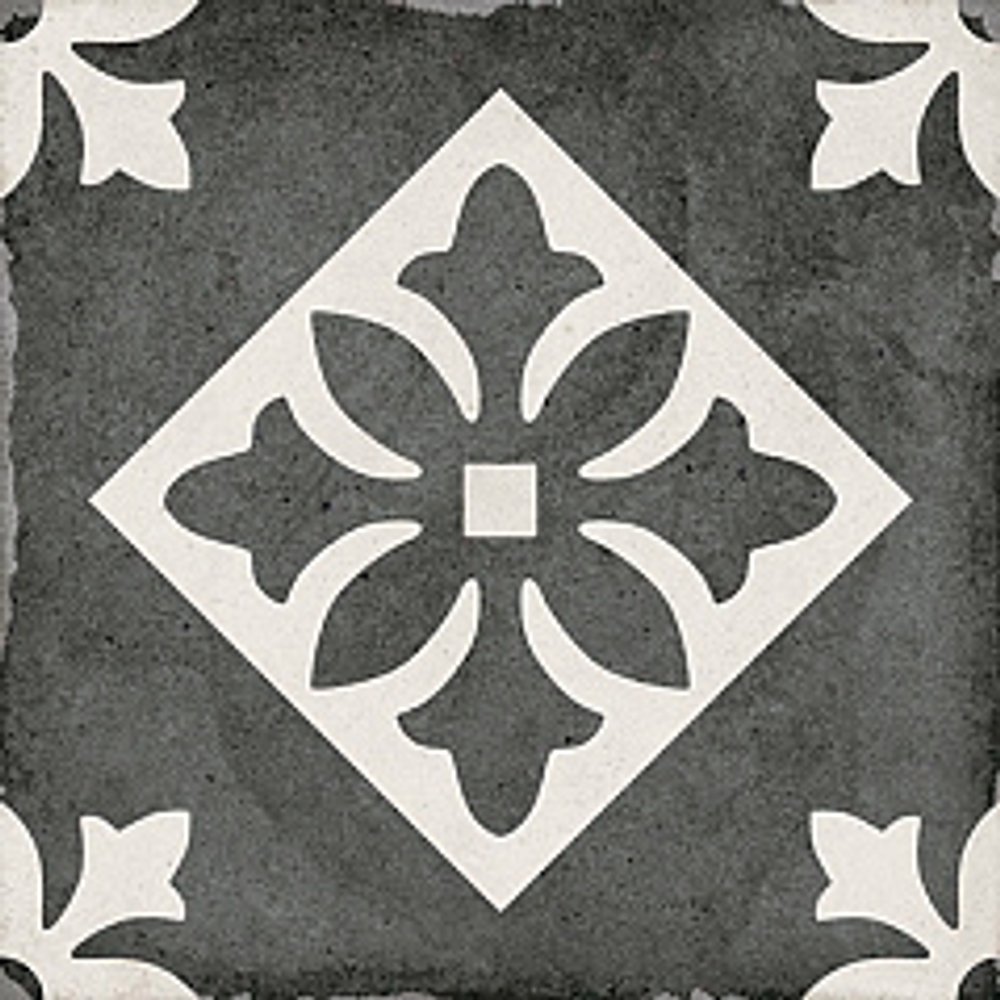 Керамогранит ART NOUVEAU Padua Black 20х20/ЭКИПЕ АР НУВО Падуа Блэк 20х20