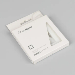 Рамка пластиковая FRM-PERIO-PL-1-WH (Arlight, -) 049688