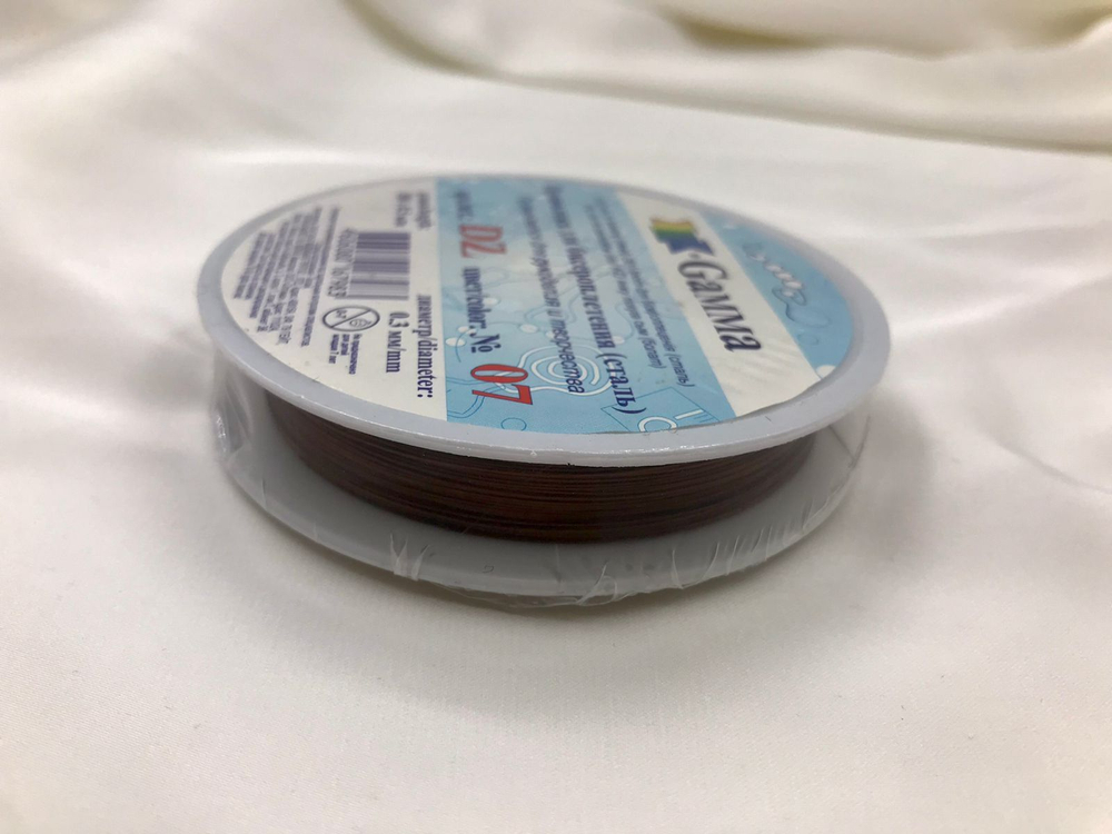 "Gamma" Проволока для бисера (ланка) DZ d 0.3 мм 100 м №07