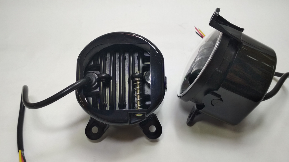 Светодиодные ПТФ для ГАЗ Газель / Газель Бизнес, двухцветные (Z30)