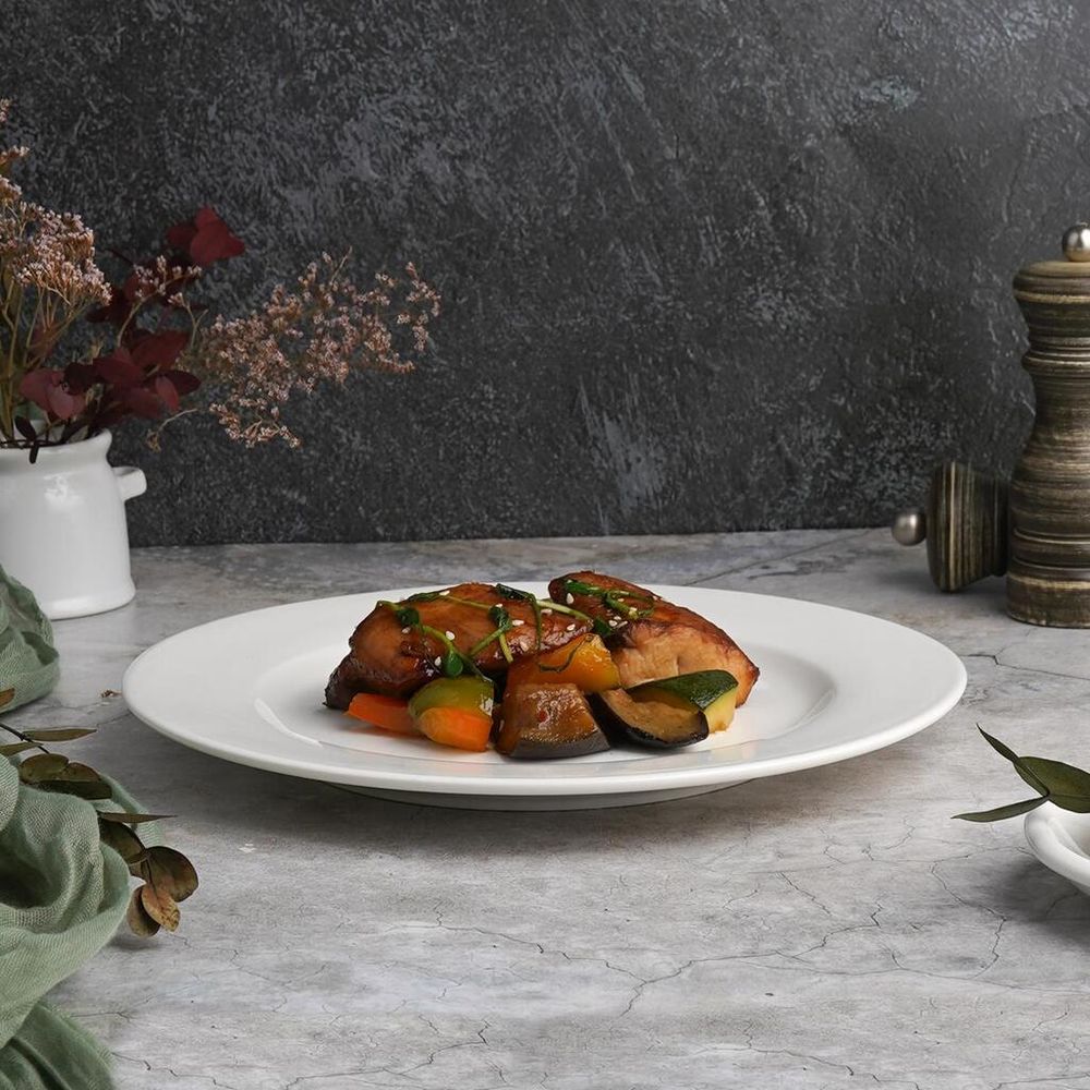 Тарелка d 25,5 см белая фарфор P.L. Proff Cuisine [4]