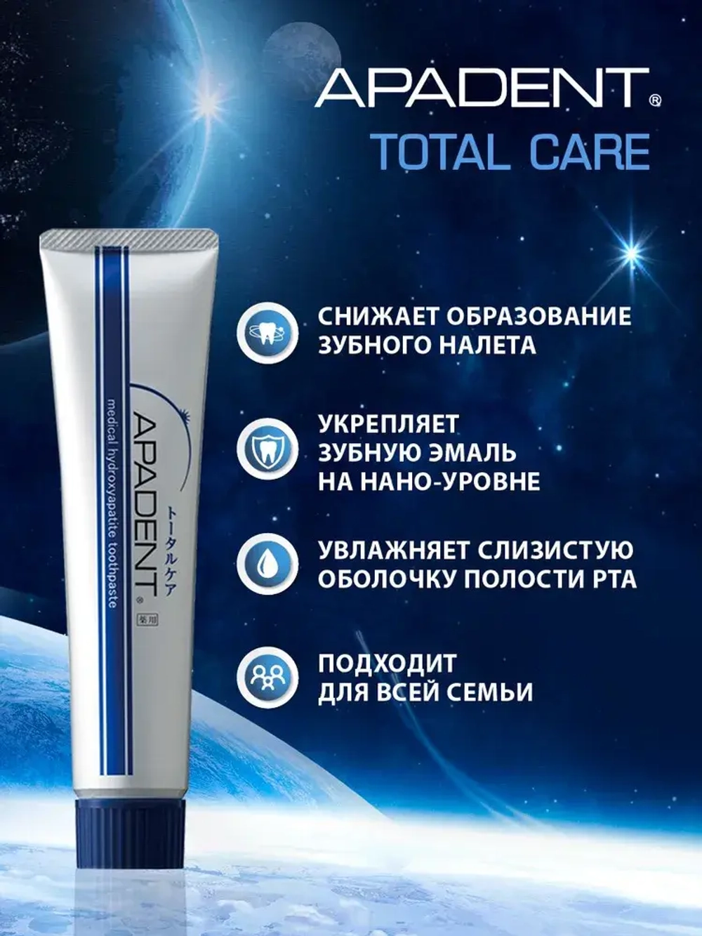 Зубная паста APACARE+ 120 g