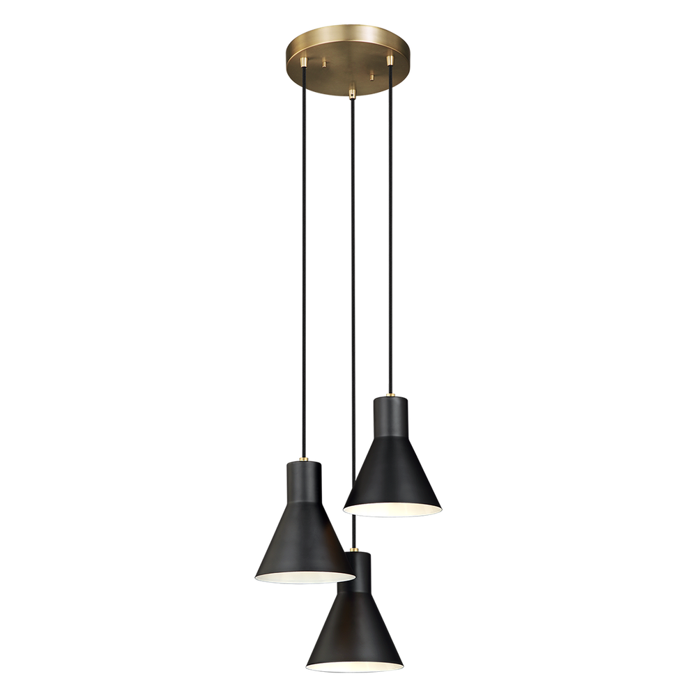 Светильник Visual Comfort Towner Three Light Cluster Pendant