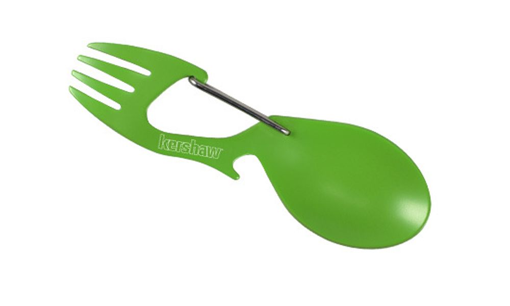 Вилка - ложка Kershaw Ration Fork & Spoon Tool (Spring Green) модель 1140GRN