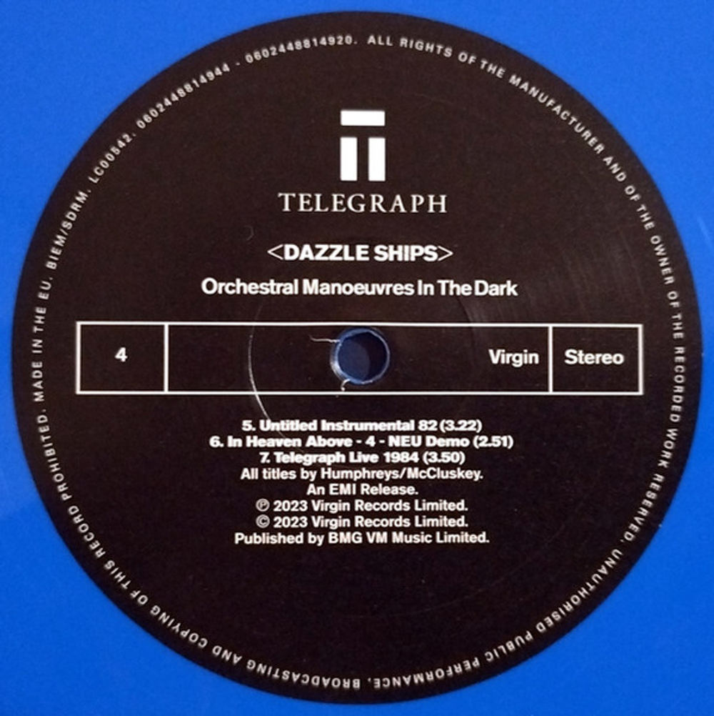 Orchestral Manoeuvres In The Dark / Dazzle Ships (Coloured Vinyl)(2LP)