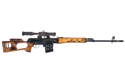 СВД СХП в дереве, СССР. Охолощенная снайперская винтовка Драгунова