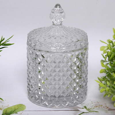 Сахарница стеклянная 300мл «Ажур» 8,5*13см