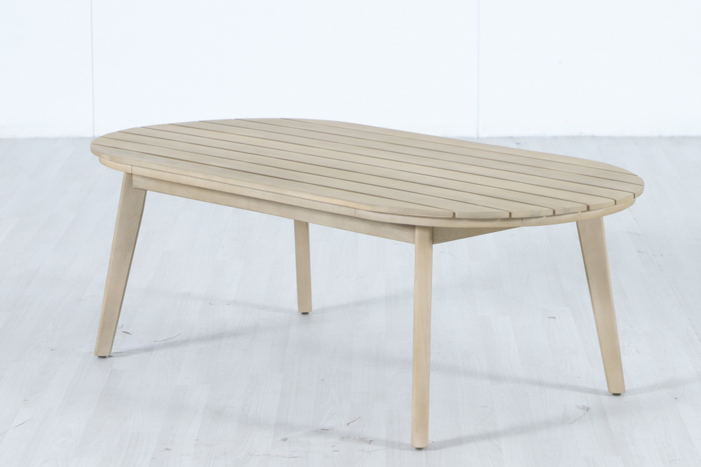 Столик деревянный кофейный Tagliamento Madrague, светлый тик