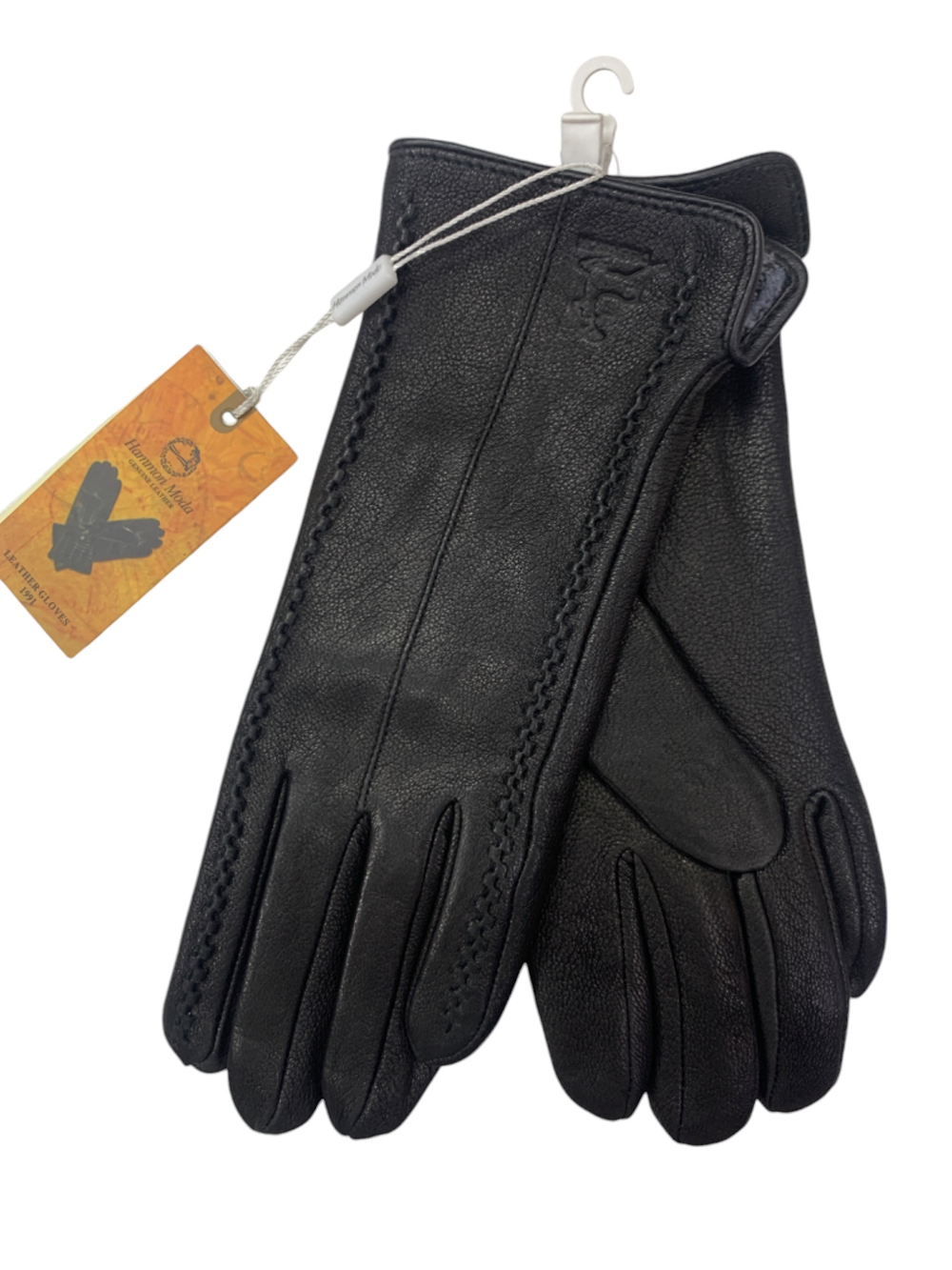 Перчатки. Женские. Материал верха: Кожаные. Кожа оленя. Подклад: Плюш-флис. 5 шт в упаковке.