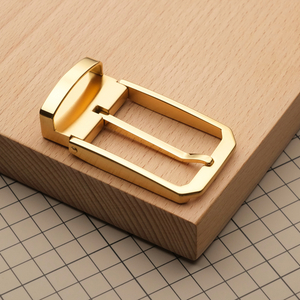 Ременная пряжка 35 мм из нержавеющей стали, цвет золото // BTAG35