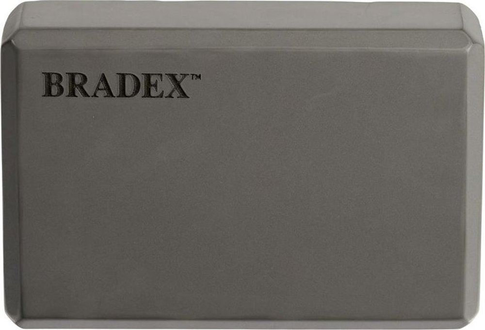 Блок для йоги серый