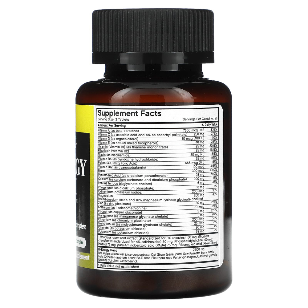 Futurebiotics, Максимум Энергии, мультивитамины для мужчин, 60 таблеток