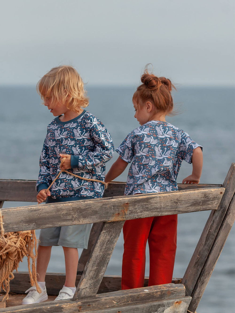 Футболка унисекс Mjölk Лебеди