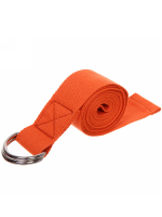 Ремень для йоги 180х4см, оранжевый