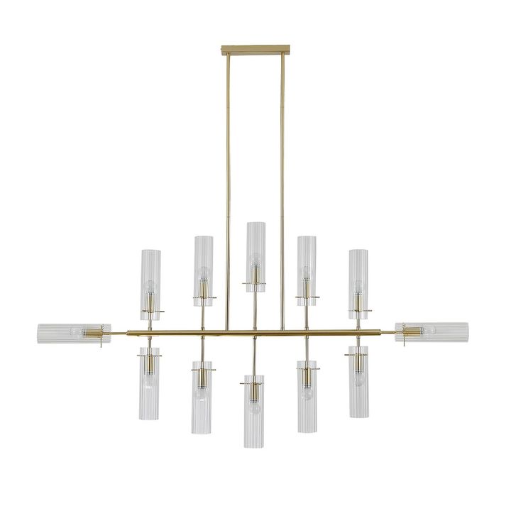 Подвесная люстра Indigo Saetta 11053/12R Gold V000565