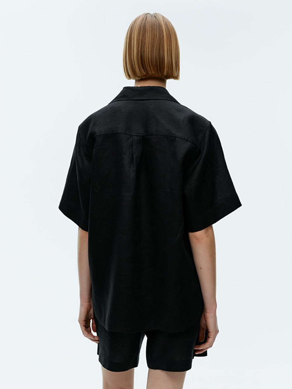 ARKEТ ЛЬНЯНАЯ РУБАШКА, ЧЕРНЫЙ