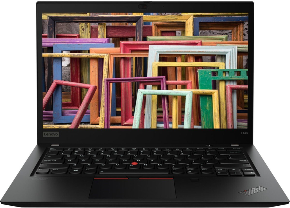 Ноутбук Lenovo ThinkPad T14s Gen 1 / 14;;, 1920x1080 (Full HD)/ Intel Core i7 10510U 1800MHz/ On board DDR4 16GB/ SSD 512GB/ Intel UHD Graphics/ Bluetooth/ Wi-Fi/ FPR, SCR/ noDVD/ Чёрный /Windows 10 Pro / 20T0001ERT