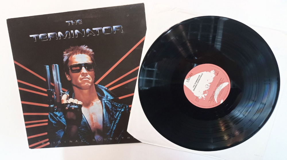 Винтажная виниловая пластинка LP The Terminator (Soundtrack) (Germany 1986)