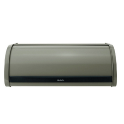 Хлебница Brabantia со сдвигающейся крышкой темно-серая вид спереди