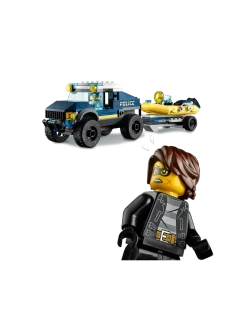 Конструктор Сити Полицейская лодка