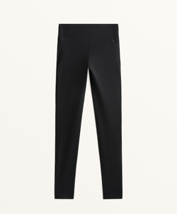 OYSHO Теплые легинсы длиной до щиколотки с высокой посадкой, черный