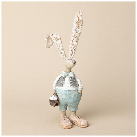 ФИГУРКА ДЕКОРАТИВНАЯ КРОЛИК 9.5*6.5*28 СМ