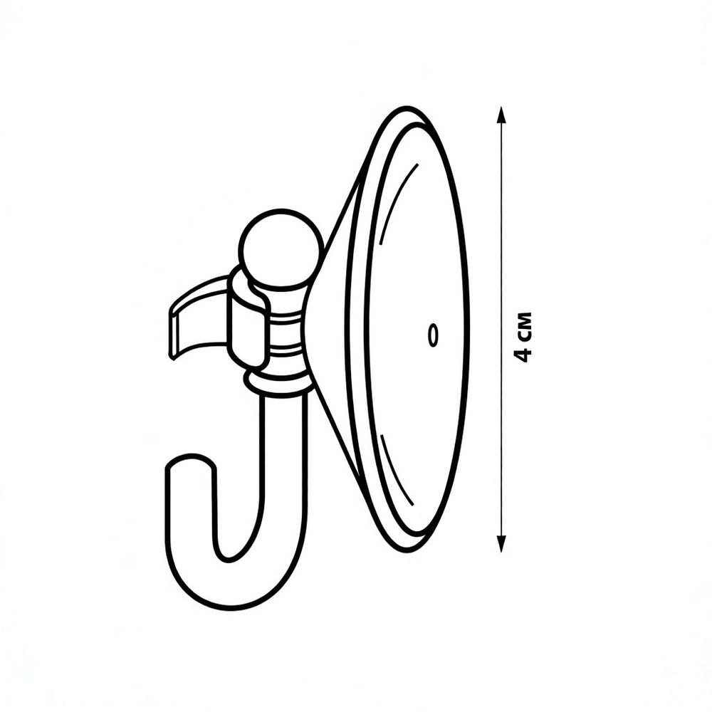 UCC-Y12 CLEAR 010 POLYBAG Присоски для монтажа гирлянд. Набор из 10 шт. Прозрачные. ТМ Uniel