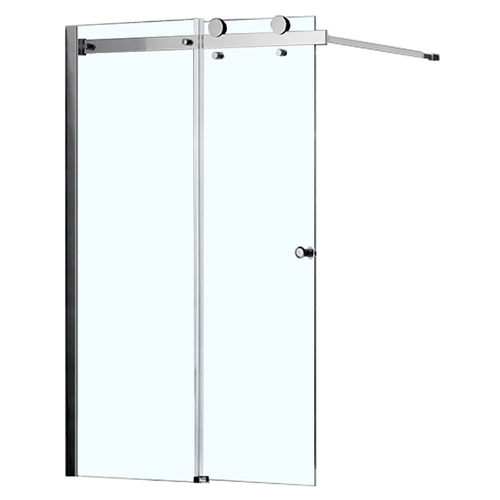 Шторка для ванны раздвижная Azario 100х150 цвет профиля хром 145369