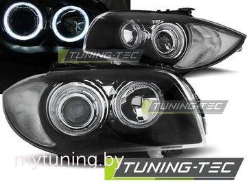 Передние фары Bmw 1 E81/E87 black