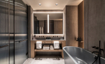 Полотенцедержатель Gessi 316, настенный, L600 мм, цвет Steel Brushed