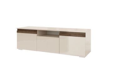 Тумба ТВ ПМ-311.11 исп.3  Ясень/Бежевый глянец