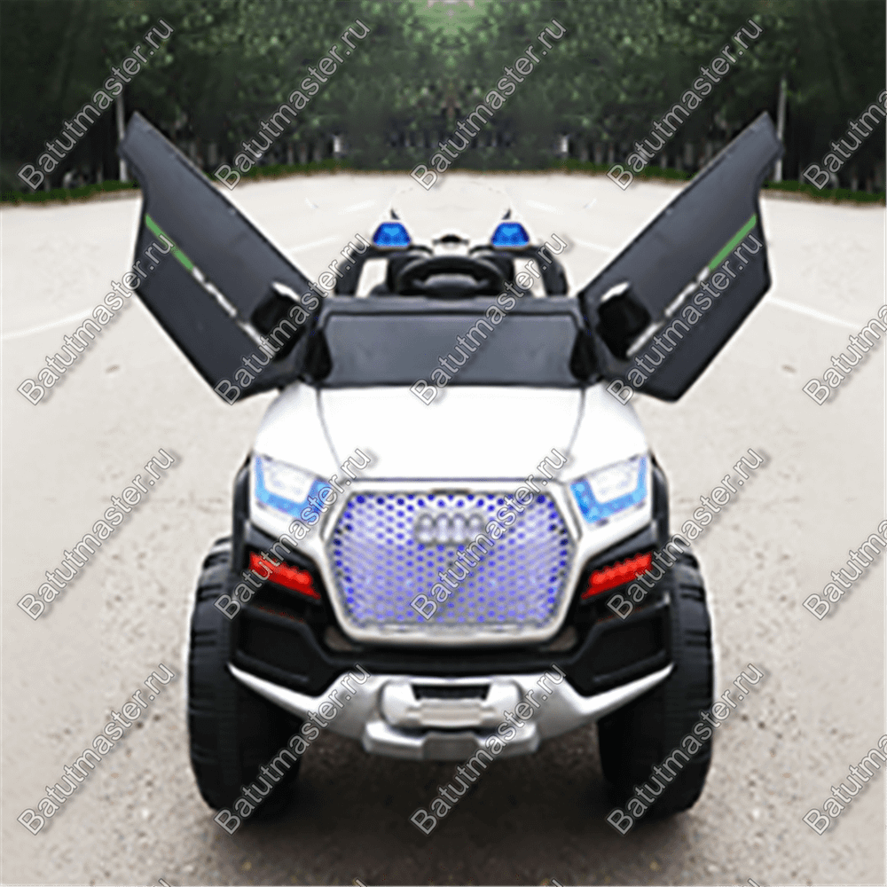 Детский электромобиль "Audi" белый, стандартная комплектация