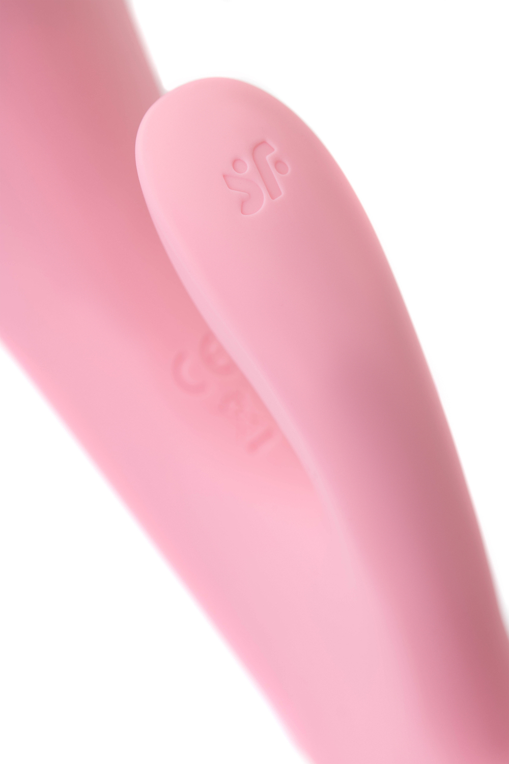 Нереалистичный вибратор Satisfyer Triple Oh, силикон, розовый, 24 см