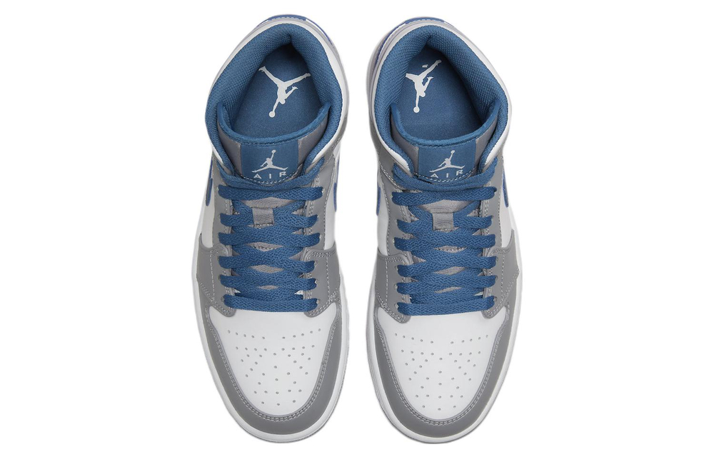 Air Jordan 1 Mid 'Cement Grey True Blue'