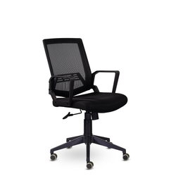 Кресло М-807 Квадро/Kvadro blackPL Ср NET11/E11-к (черный)