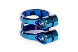 Зажим Ethic sylphe double clamp V2 31.8 chrome blue