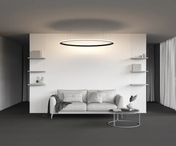 Радиусный профиль 35x35 D1500мм внешний 1/4 круга черный Led Strip alm-3535r-b-ex-90°-1.5m