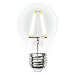 LED-A60-7W-NW-E27-CL-DIM GLA01TR Лампа светодиодная диммируемая. Форма A. прозрачная. Серия Air. Белый свет 4000K. Картон. ТМ Uniel