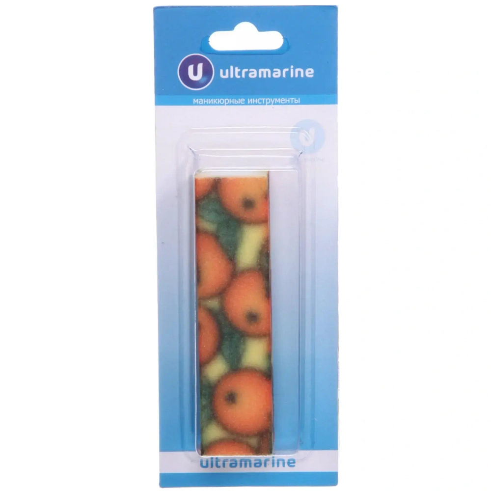 Шлифовка-бафик для ногтей на блистере «Ультрамарин - Фрукты», цвет микс, 9,5*2см