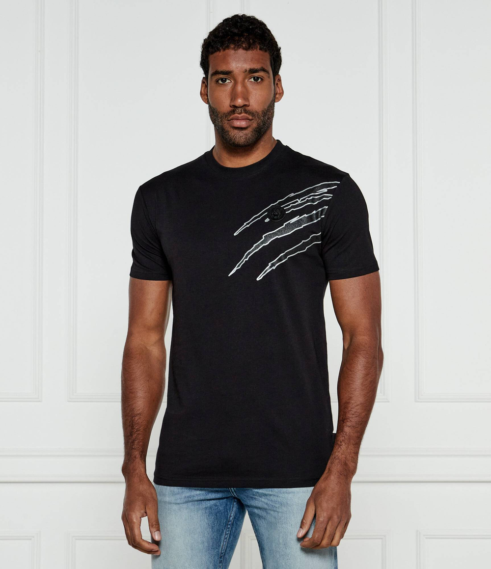 Футболка Lamina Scratch Plein Sport - черный(MTK8019 STE001N)