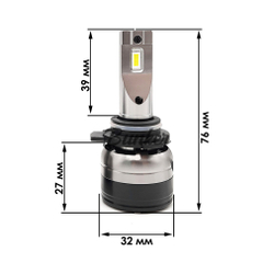 Светодиодные автомобильные LED лампы TaKiMi Advance HIR2 (9012) 6500K 12V