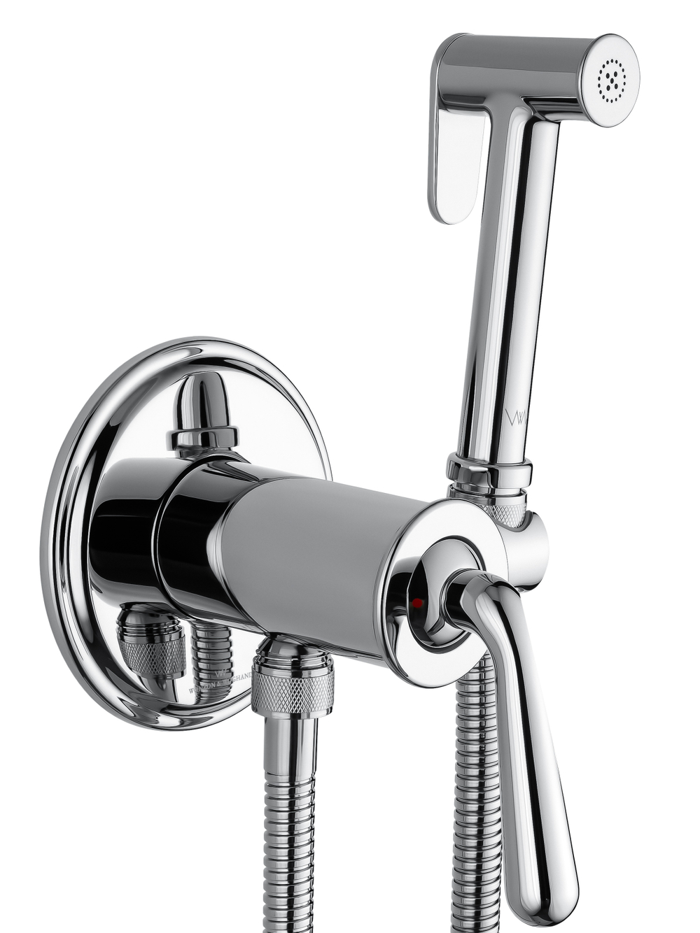 Смеситель с гигиеническим душем встраиваемый WONZON & WOGHAND STEAM, Хром (WW-88829008-CR)