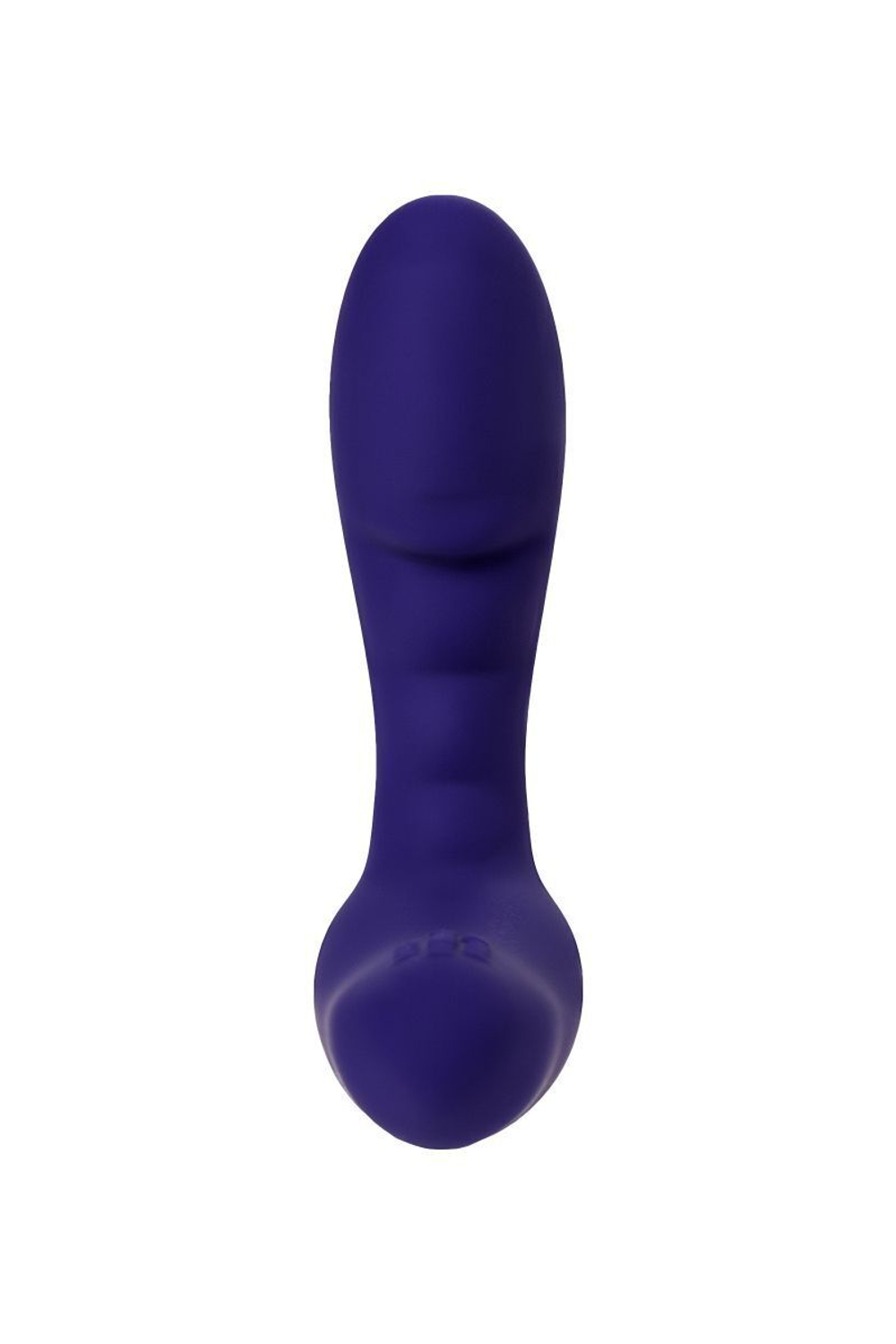 Фиолетовый вибростимулятор простаты Bruman - 12 см
