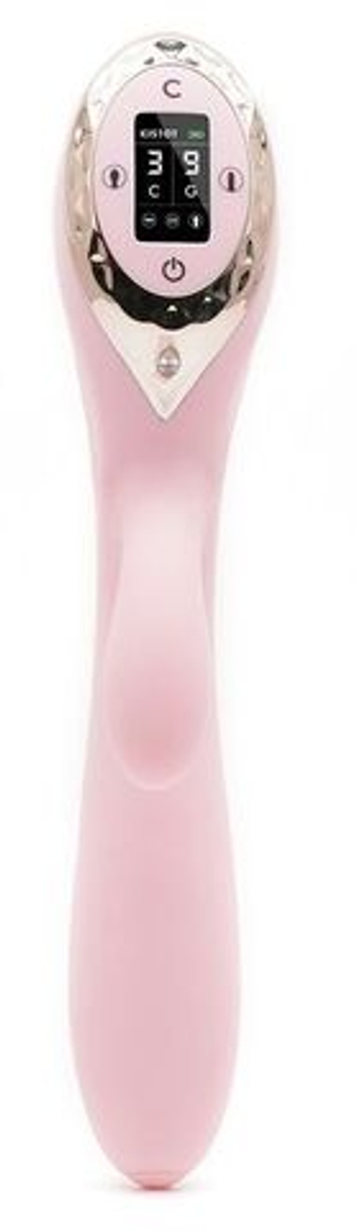 Нежно-розовый вибромассажер-кролик A-King - 22,6 см. (Цвет: нежно-розовый)