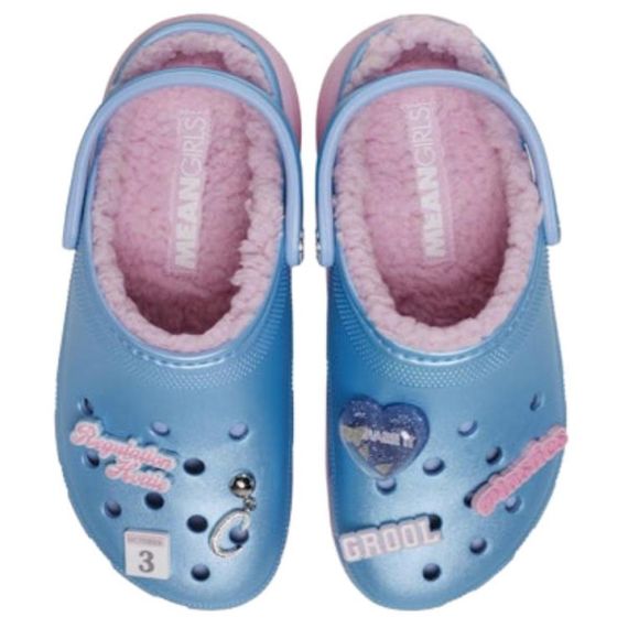 Crocs Classic Platform Clog 'Blue Pink'