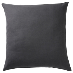 IKEA PRAKTSALVIA  (ИКЕА ПРАКТСАЛВИА)  -  Наволочка, антрацит, 50x50 см