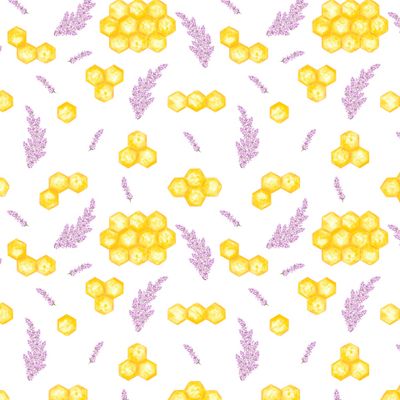 Медовые соты с лавандой