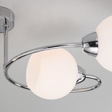 Люстра потолочная 30136/4 хром Tulia Eurosvet