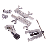 МАСТАК (102-22416C) Приспособление для развальцовки и резки тормозных трубок, 1/4"-3/4", кейс, 10 предметов